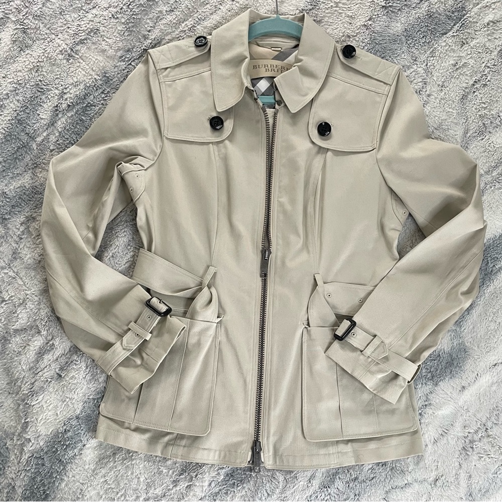 Burberry Brit short trench coat Rare Find